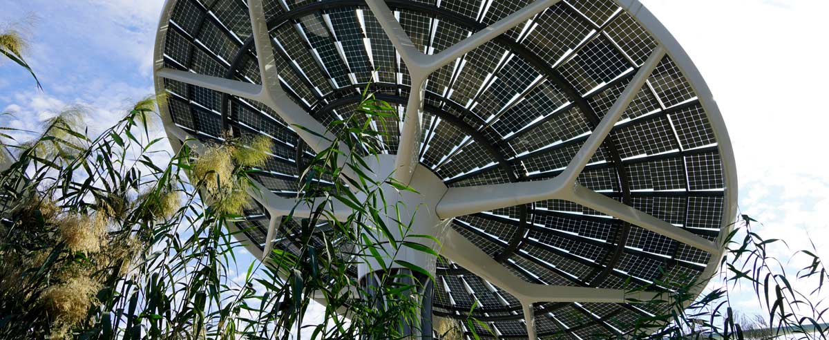 Solar panel in Expo City, Dubai
